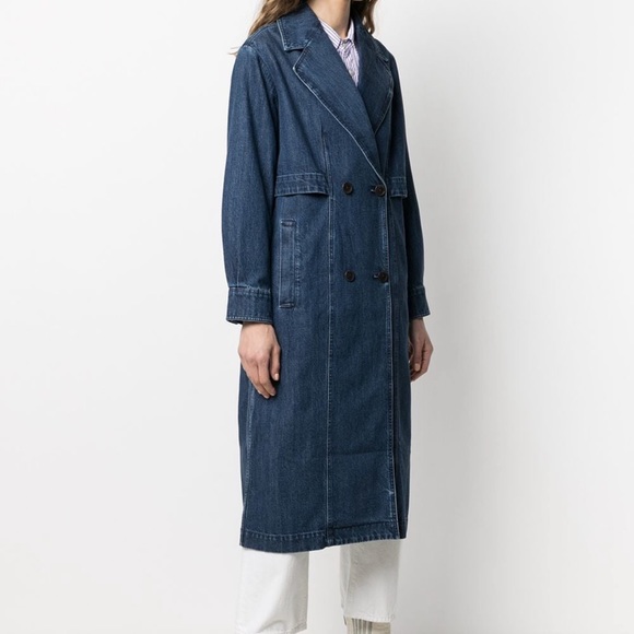 J Brand denim trench coat - Picture 8 of 8